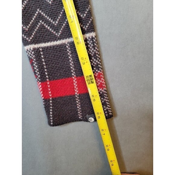 Billabong Designer's Closet Boho Cardigan Wrap Southwestern Print Fringe Size S - Picture 14 of 14